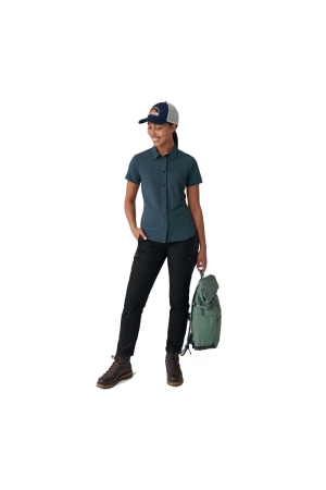 Fjällräven High Coast Lite Shirt Short Sleeve Women's Navy 87037-560 shirts en tops online bestellen bij Kathmandu Outdoor & Travel
