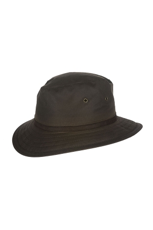 Hatland New Zealand Wax hoed Brown 10020/06 kleding accessoires online bestellen bij Kathmandu Outdoor & Travel