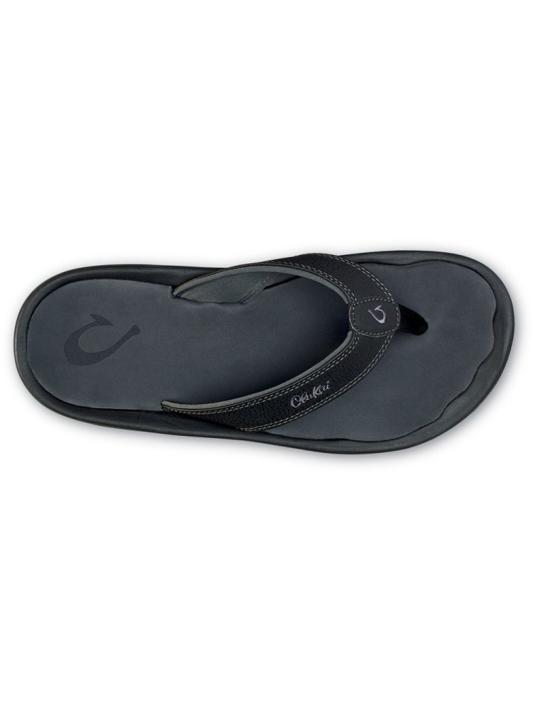 Olukai Ohana Black / Dark Shadow 10110-4042 slippers online bestellen bij Kathmandu Outdoor & Travel