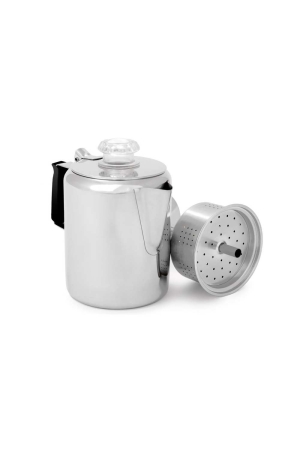 Gsi  Glacier Stainless 3 Cup Percolator Zilver