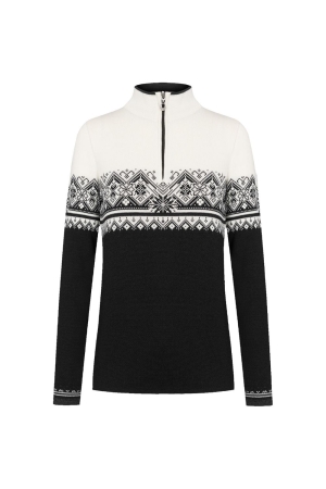 Dale Moritz Sweater Women's black/white/d.charc 91461-K fleeces en truien online bestellen bij Kathmandu Outdoor & Travel