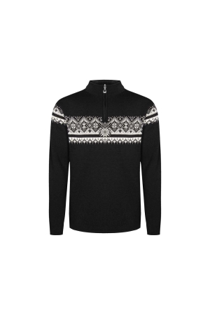 Dale Moritz Sweater Black/Offw/D.Charc 91391-K fleeces en truien online bestellen bij Kathmandu Outdoor & Travel