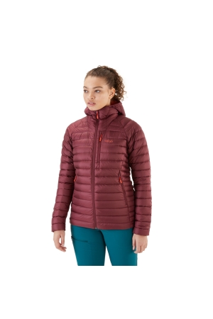 Rab Microlight Alpine Jacket Women's  Deep Heather QDB-13-DEH jassen online bestellen bij Kathmandu Outdoor & Travel