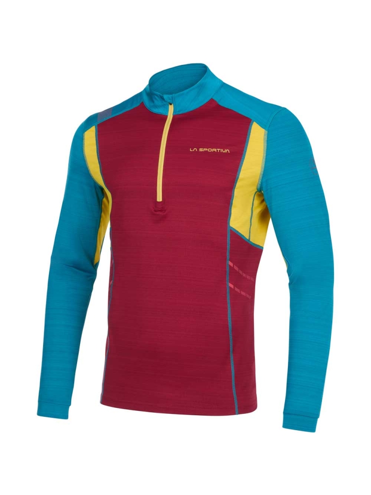 La Sportiva Galaxia Long Sleeve Sangria/Crystal L65-320635 shirts en tops online bestellen bij Kathmandu Outdoor & Travel
