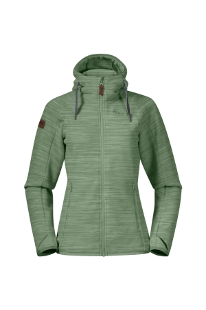 Bergans Hareid Fleece Jacket Women's Jade Green 3028-23326 fleeces en truien online bestellen bij Kathmandu Outdoor & Travel