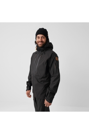Fjällräven Keb Eco-Shell Jacket Black 82411-550 jassen online bestellen bij Kathmandu Outdoor & Travel