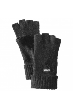 Hestra Pancho Half Finger Black 60552-100 kleding accessoires online bestellen bij Kathmandu Outdoor & Travel