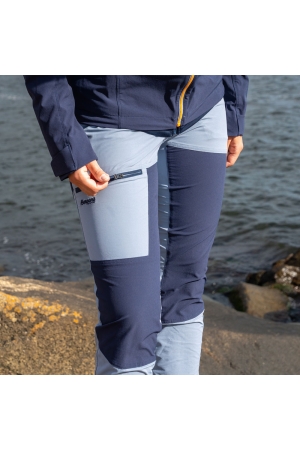 Bergans Cecilie Mtn Softshell Pants Women's Misty Sky Blue/Navy Blue 2556-25489 broeken online bestellen bij Kathmandu Outdoor & Travel
