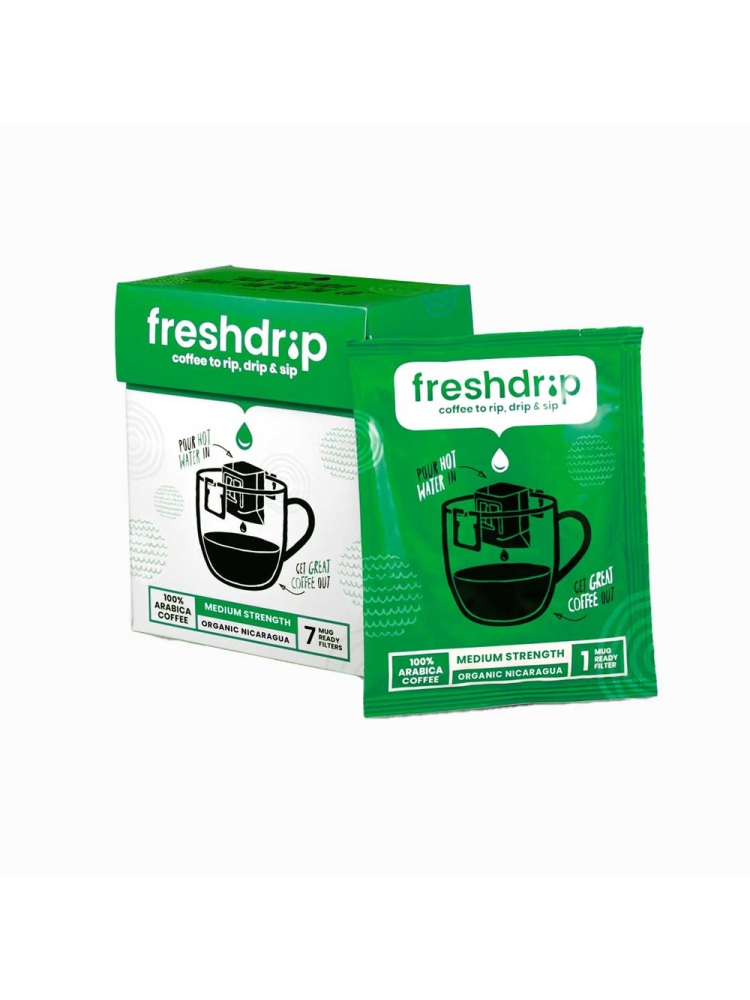 Freshdrip Nicaragua Coffee Green FDNMS7 koken online bestellen bij Kathmandu Outdoor & Travel