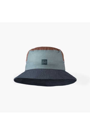 Buff BUFF® Sun Bucket Hat Hak Steel 125445.909.30.00 kleding accessoires online bestellen bij Kathmandu Outdoor & Travel