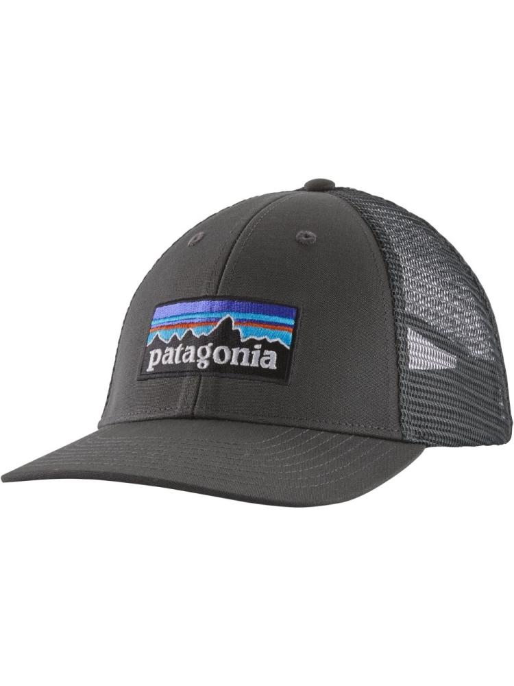 Patagonia P-6 Logo LoPro Trucker Hat Forge Grey 38283-FGE kleding accessoires online bestellen bij Kathmandu Outdoor & Travel