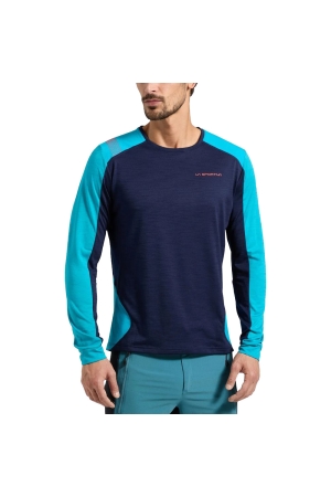 La Sportiva Beyond Long Sleeve Sea/Tropic Blue P51-643614 shirts en tops online bestellen bij Kathmandu Outdoor & Travel