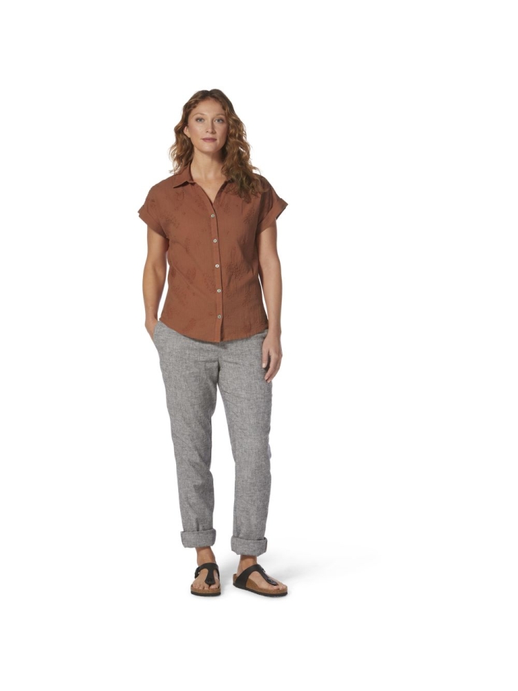Royal Robbins Oasis Short Sleeve Women's Baked Clay Y621018-916 shirts en tops online bestellen bij Kathmandu Outdoor & Travel