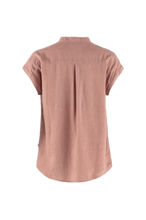Fjällräven Övik Hemp Shirt Short Sleeve Women's Dusty Rose 14600160-300 shirts en tops online bestellen bij Kathmandu Outdoor & Travel