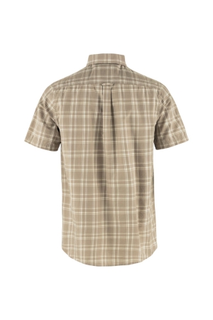 Fjällräven Övik Lite Shirt Short Sleeve Fossil-Chalk Rose 87038-118-302 shirts en tops online bestellen bij Kathmandu Outdoor & Travel