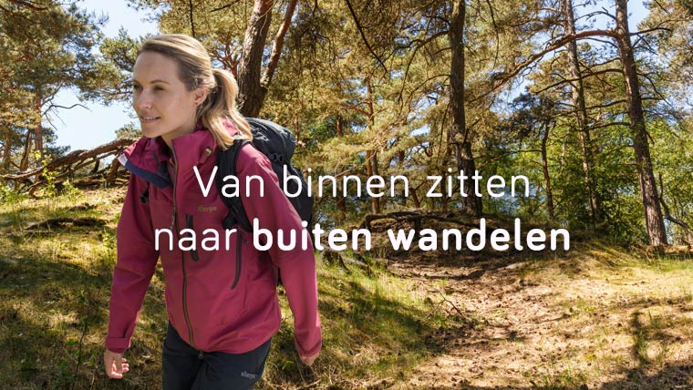 Van binnen zitten naar buiten wandelen!