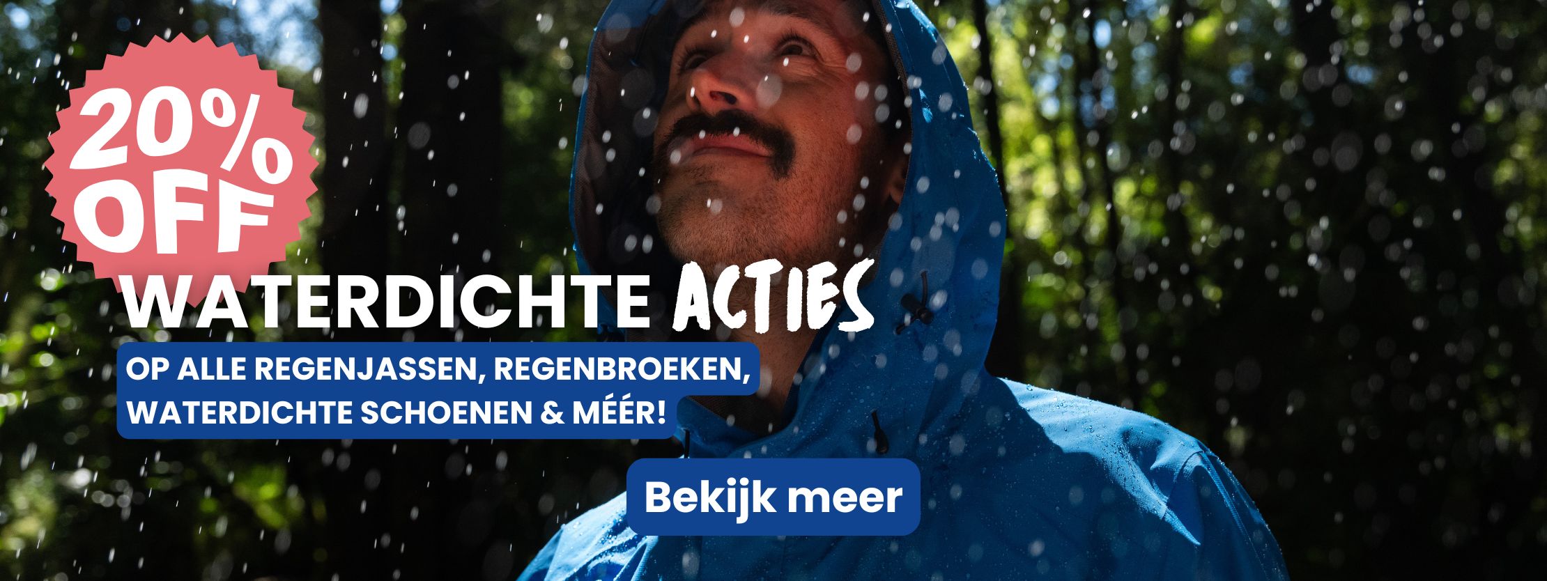 Waterdichte Acties Desktop Banner