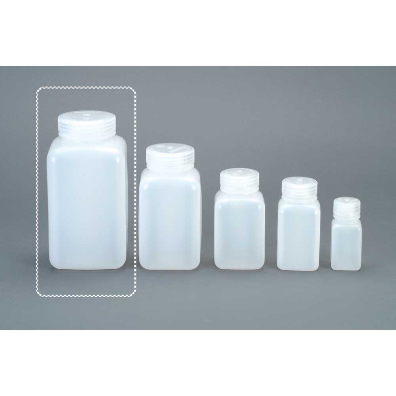 Nalgene HDPE Square WM Bottle 1L White