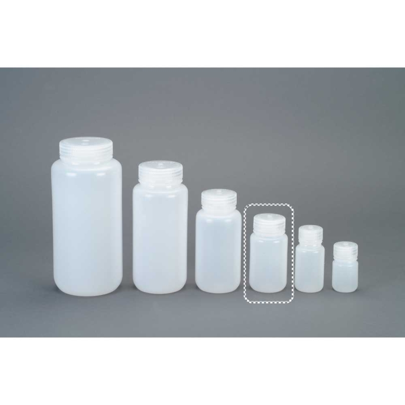 Nalgene HDPE Round WM Bottle 125ml White flesje en potje