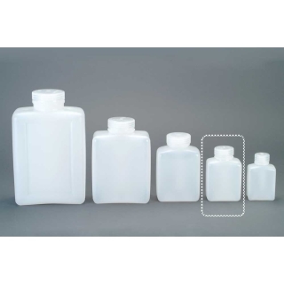 Nalgene HDPE Rectangle WM Bottle 250ml White