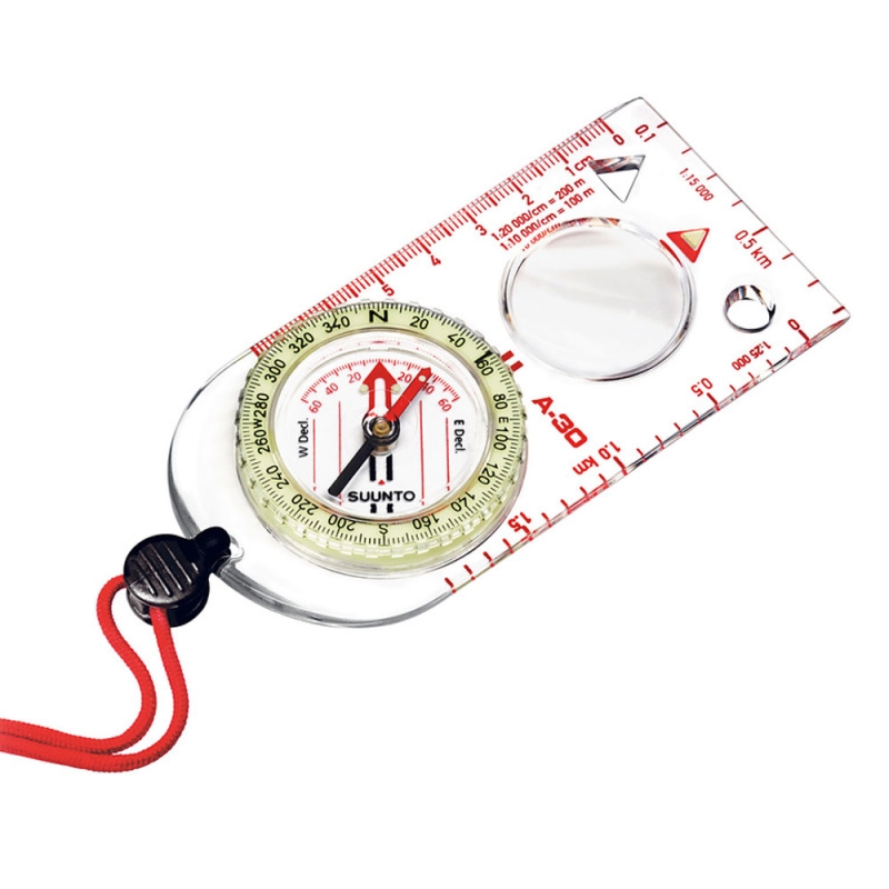 Suunto A-30 Plaatkompas transparant