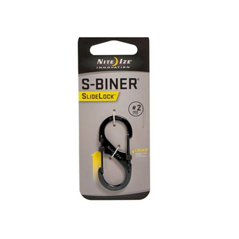 Nite-Ize S-Biner Nr 2 Slidelock Black
