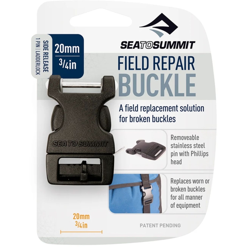 Sea to Summit Steek Gesp, 1 Pin, 20mm, Field Repair Buckle  .