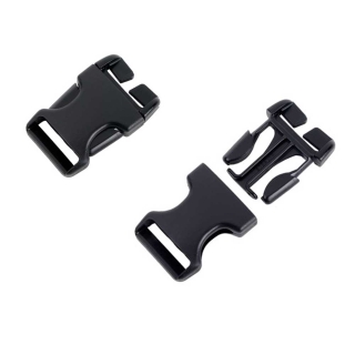 National Moulding Steekgesp 25mm Speciaal II (2stuks) Zwart