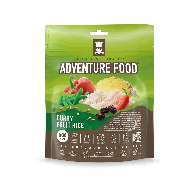 Adventure food Curry Fruit & Rice 1 portie .