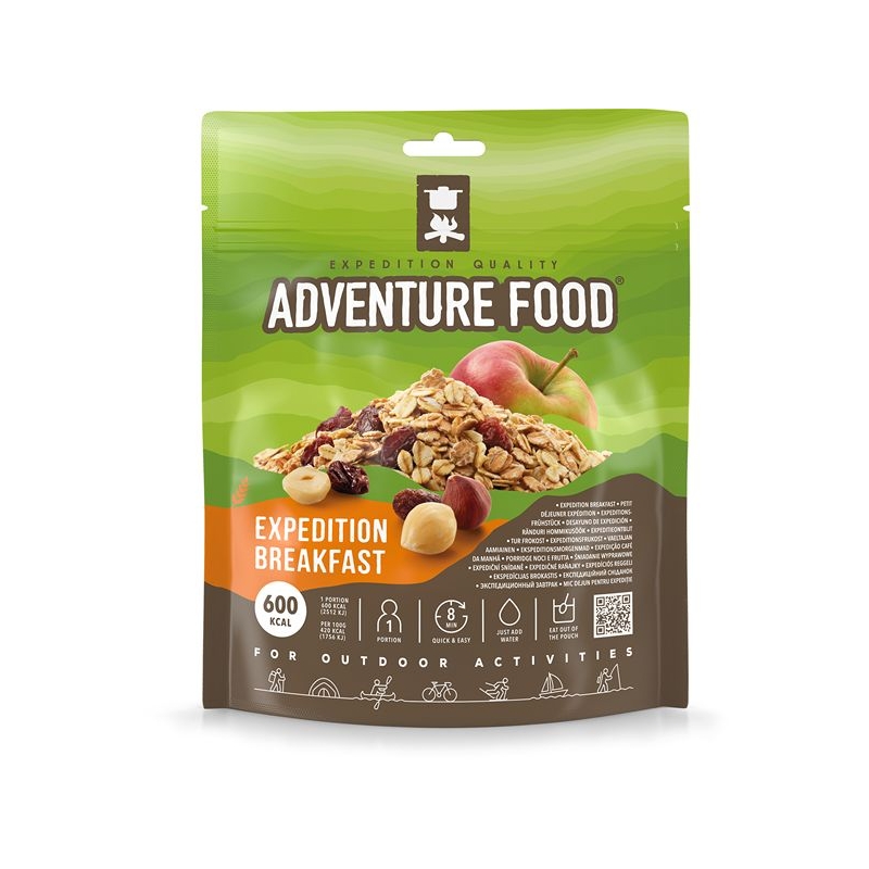 Adventure food Expeditie Ontbijt 1 portie .