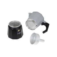 Bo-Camp Percolator Espresso 6 Cups Grijs/zwart