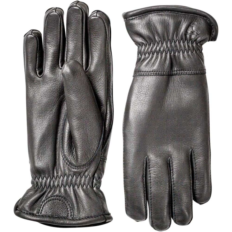 Hestra Deerskin Winter glove Black