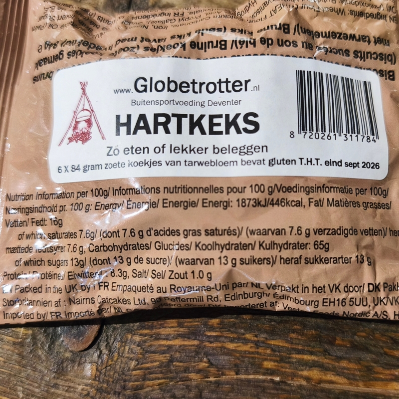 Globetrotter Hartkeks Green