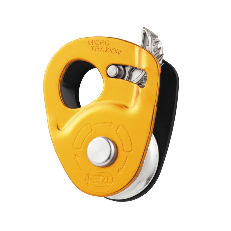 Petzl Micro Traxion Yellow