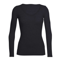 Icebreaker Siren Long Sleeve Sweetheart Women's Black