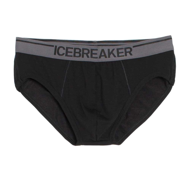 Icebreaker Anatomica Briefs Black/monsoon