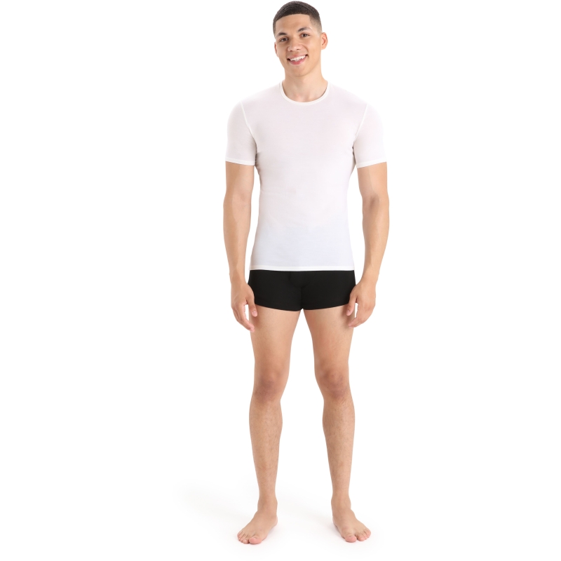 Icebreaker Anatomica Short Sleeve Crewe snow
