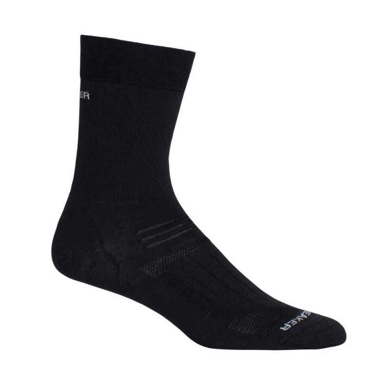 Icebreaker Hike liner crew women's Black