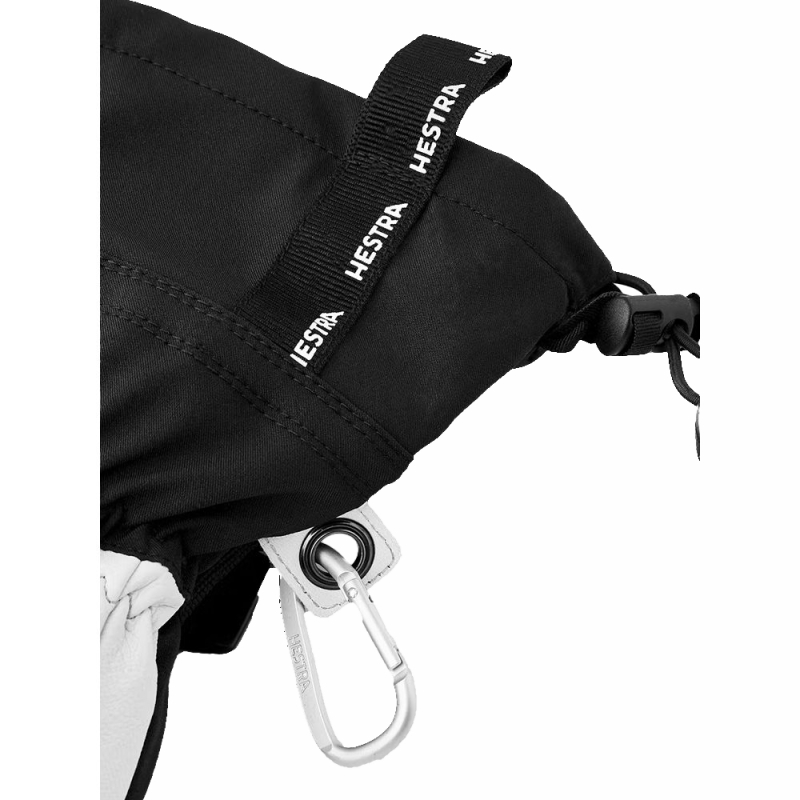 Hestra Army Leather Extreme mitt Black/Off White