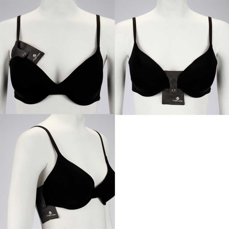 Eagle Creek Undercover Silk Bra Stash Black