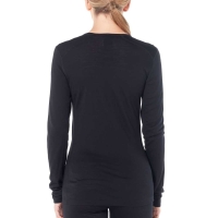 Icebreaker 200 Oasis Long Sleeve Scoop Women's Black