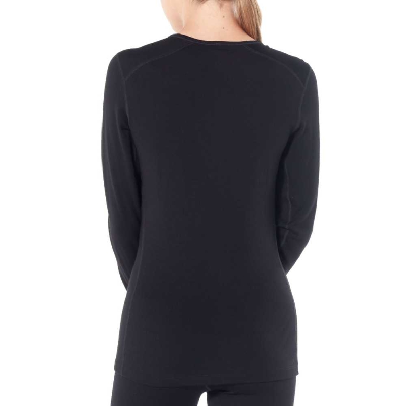 Icebreaker 260 Tech Long Sleeve Crewe Women's Black