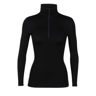 Icebreaker 260 Tech Long Sleeve Half Zip Women's Black*