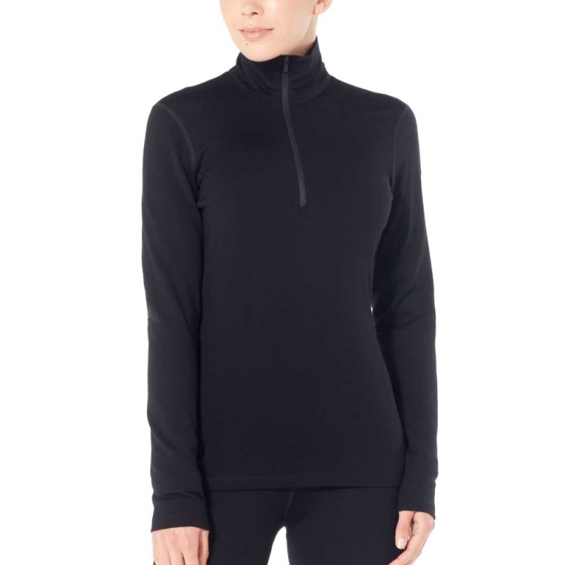 Icebreaker 260 Tech Long Sleeve Half Zip Women's Black*