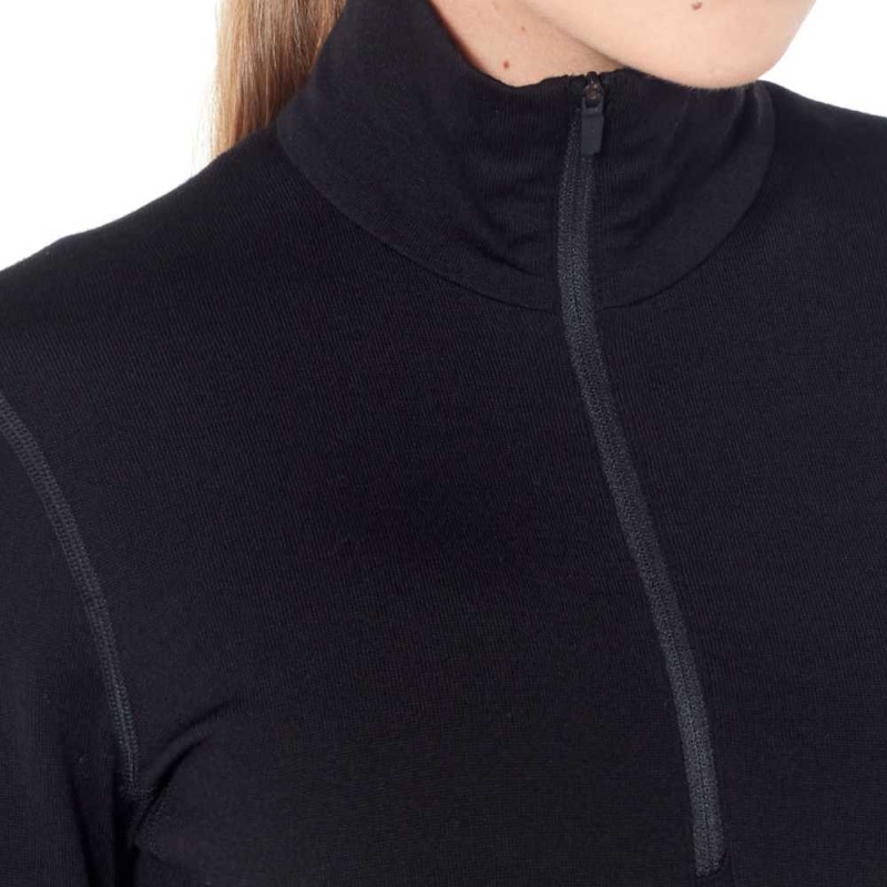 Icebreaker 260 Tech Long Sleeve Half Zip Women's Black*