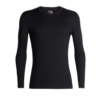Icebreaker 200 Oasis Long Sleeve Crewe Black