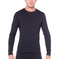 Icebreaker 200 Oasis Long Sleeve Crewe Black