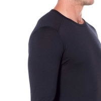 Icebreaker 200 Oasis Long Sleeve Crewe Black