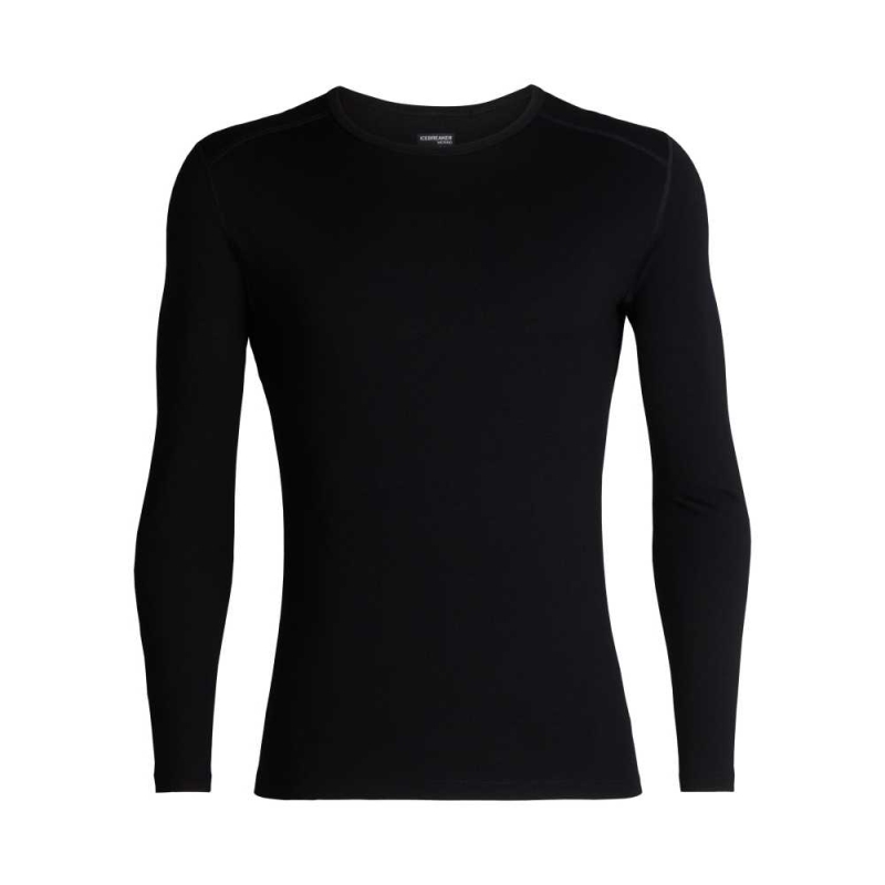 Icebreaker 260 Tech Long Sleeve Crewe Black