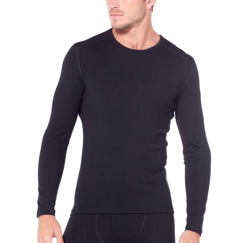 Icebreaker 260 Tech Long Sleeve Crewe Black